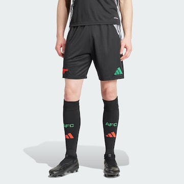 ADIDAS PERFORMANCE Regular Sports trousers 'Arsenal 24/25' in Black: front