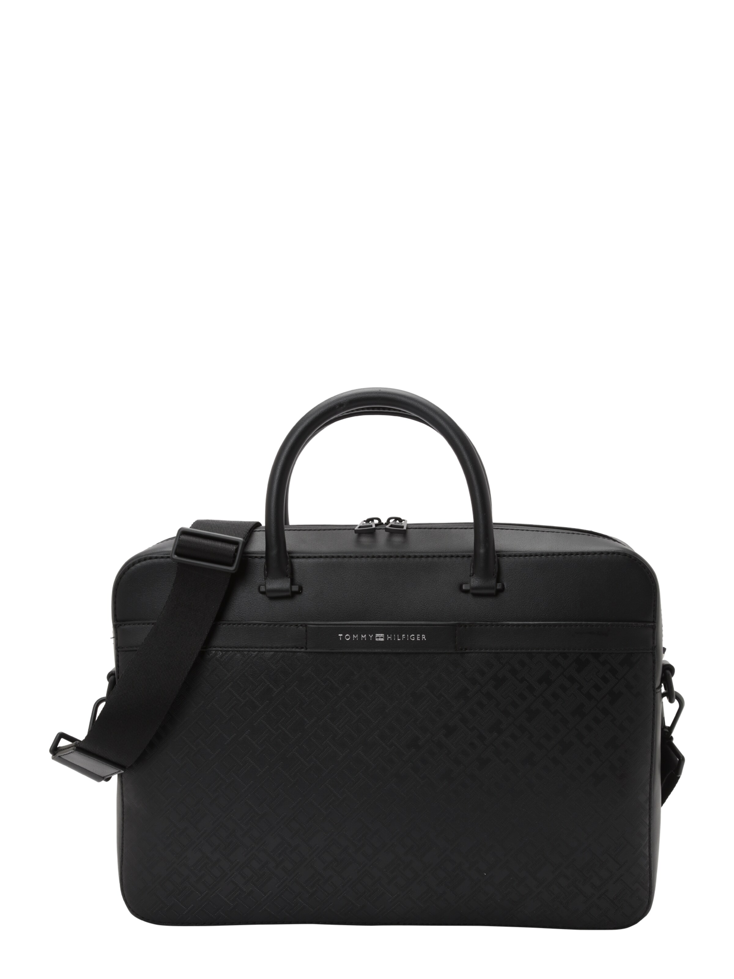 TOMMY HILFIGER Torba na laptopa w kolorze czarny: przód