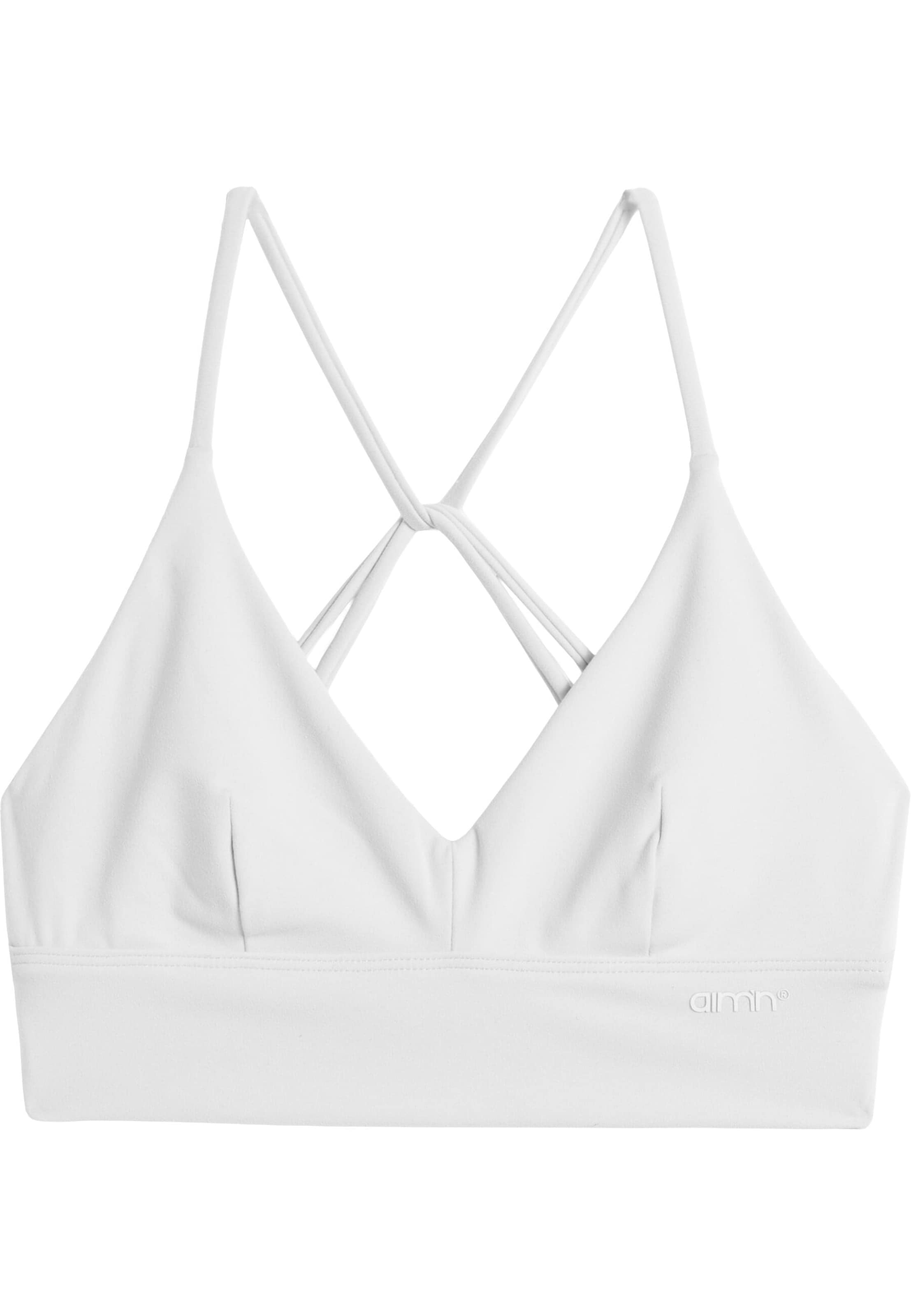 Aim'n Korzetová Sportovní podprsenka – bílá: přední strana