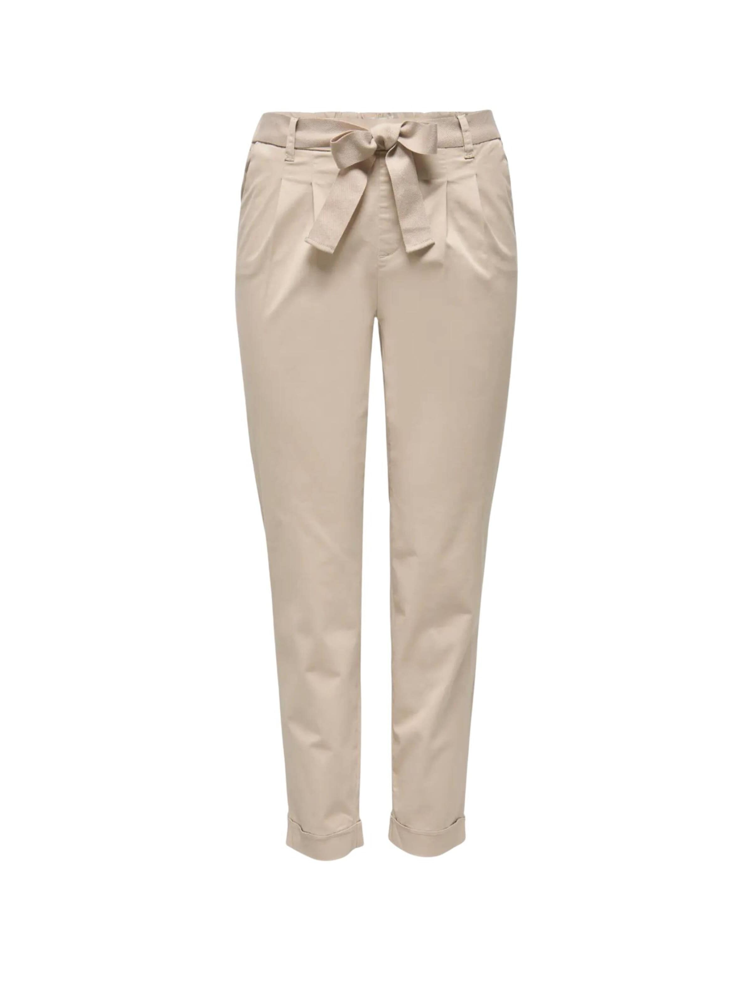 ONLY - Loosefit Pantalón 'ONLRITA-EVELYN' en beige: frente