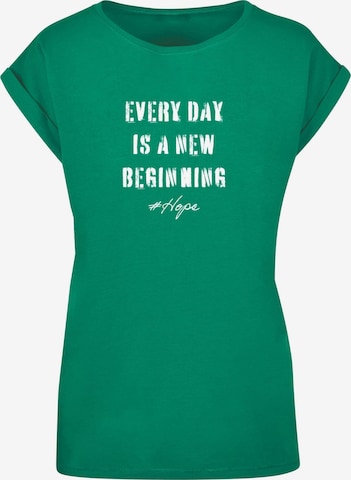 Merchcode Shirt 'Hope 2' in Green: front