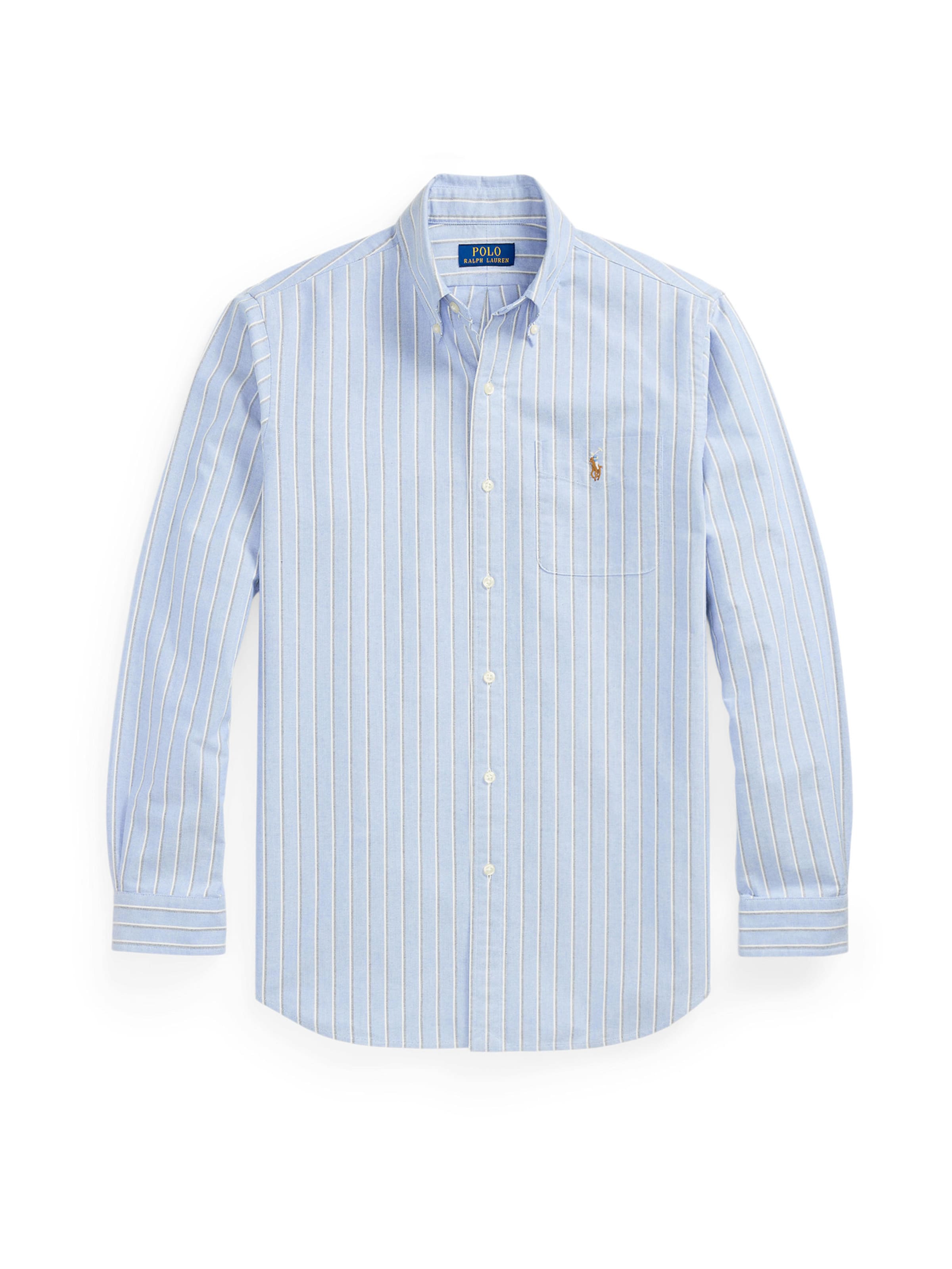 Polo Ralph Lauren Slim Fit Skjorte i blå: forside