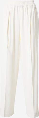 Samsøe Samsøe Loose fit Pleated Pants 'JULIA' in Beige: front