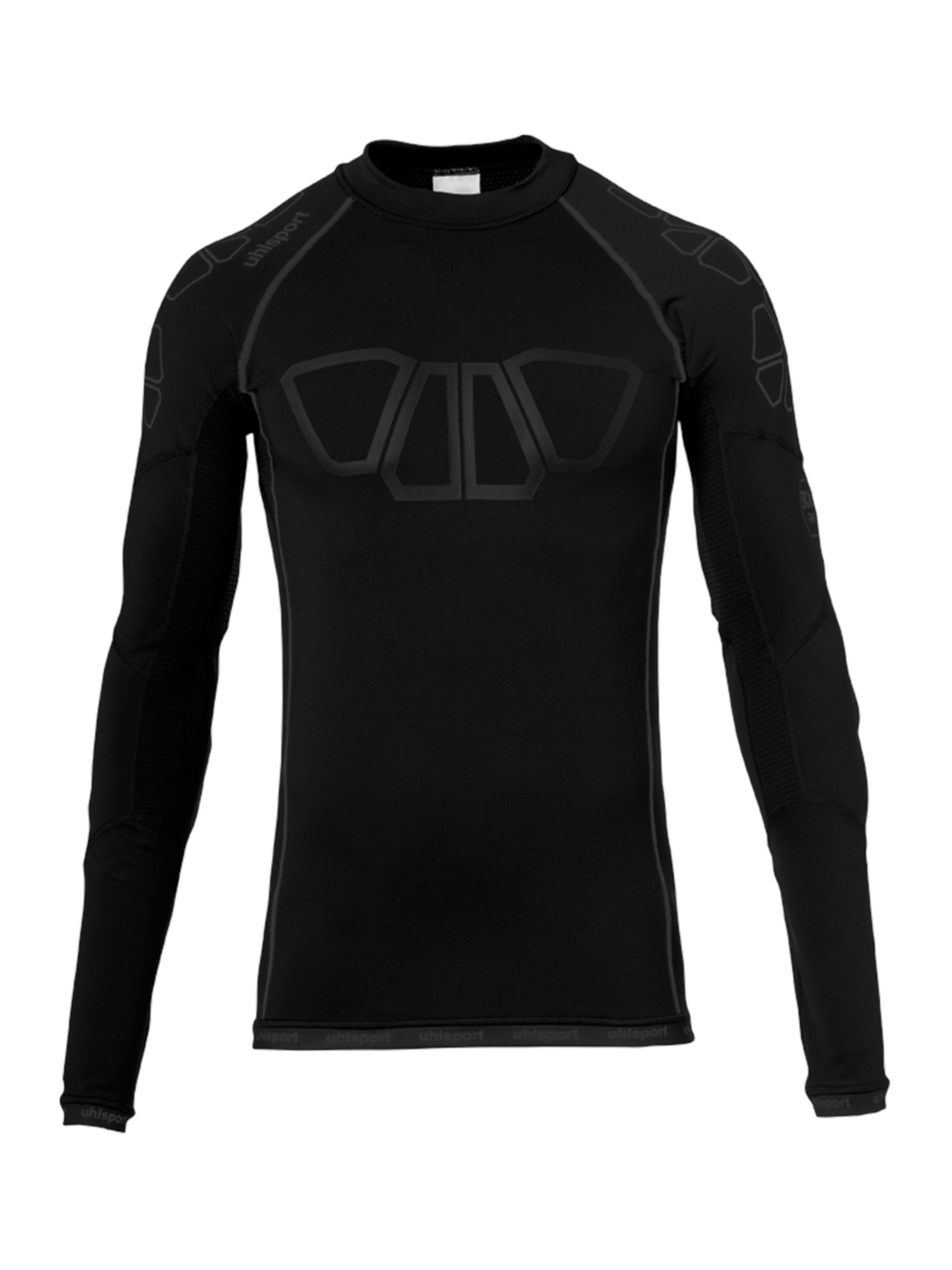 UHLSPORT Performance Underwear in Black: front