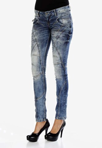 CIPO & BAXX Slim fit Jeans 'Live' in Blue: front