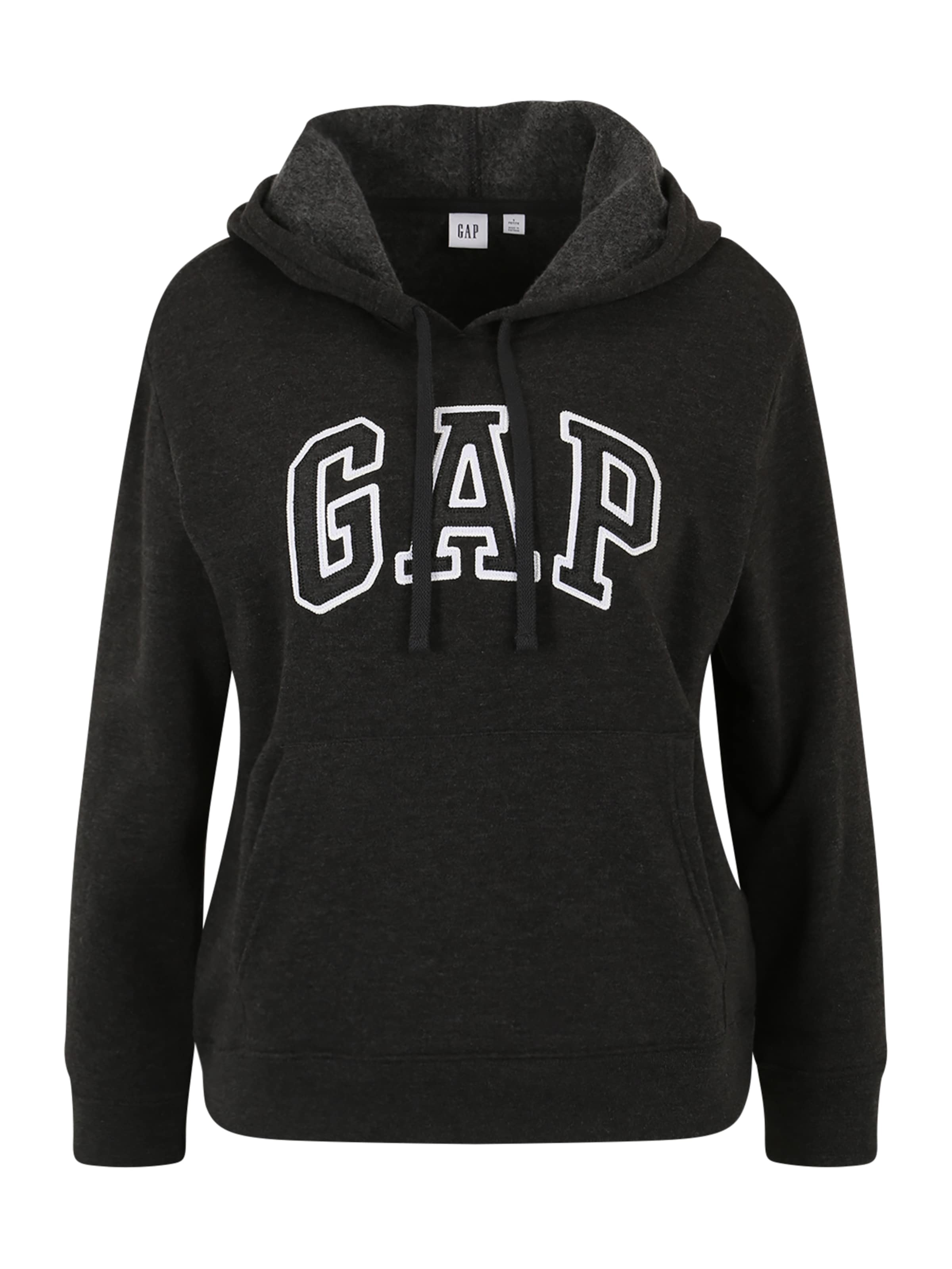 Gap Petite Sweatshirt 'HERITAGE' in Grau: Vorderseite