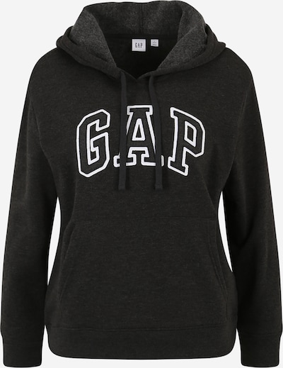 Gap Petite Sweatshirt 'HERITAGE' in de kleur Donkergrijs / Wit, Productweergave