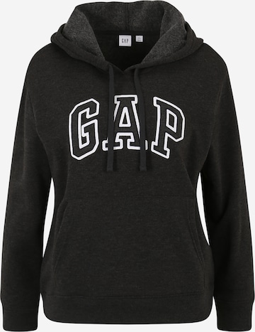 Gap Petite - Sweatshirt 'HERITAGE' em cinzento: frente