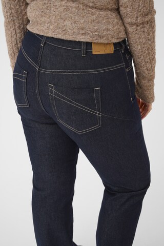 Coupe slim Jean KAFFE CURVE en bleu