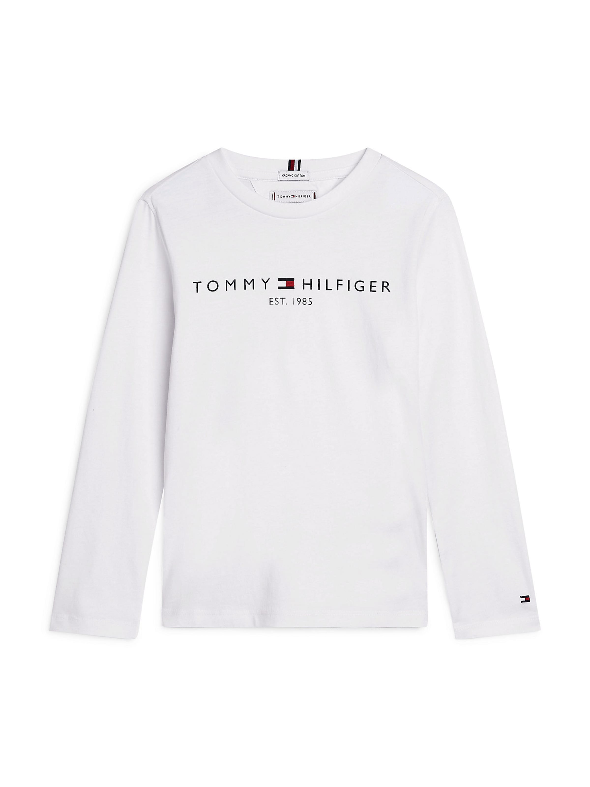 TOMMY HILFIGER Μπλουζάκι 'Essential' σε λευκό: μπροστά