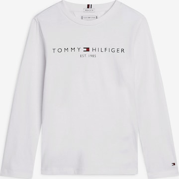 T-Shirt 'Essential' TOMMY HILFIGER en blanc : devant