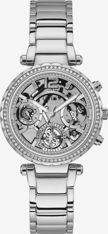 Montre à affichage analogique 'SOLSTICE' GUESS en argent : devant