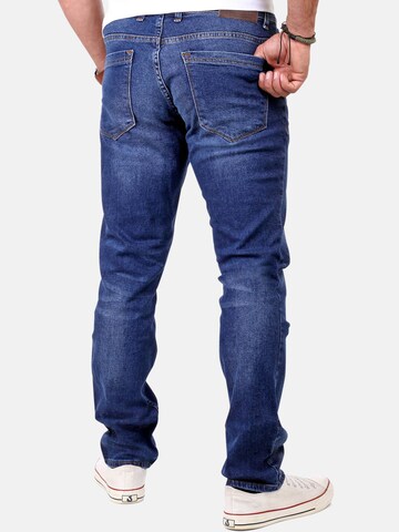Reslad Slim fit Jeans 'Jeans Destroyed Stretch Denim' in Blue