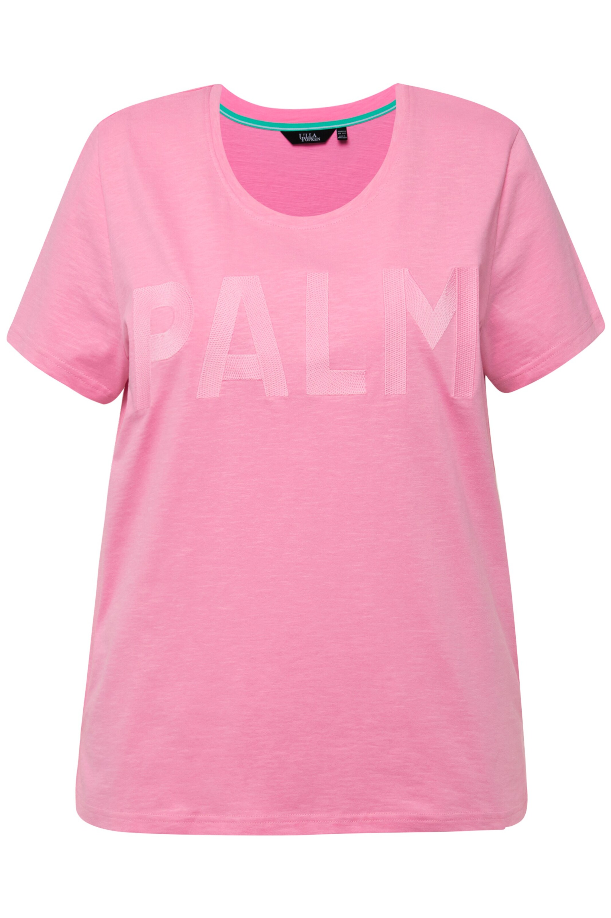 T-shirt Ulla Popken en rose : devant