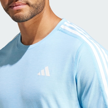 T-shirt fonctionnel 'Own the Run  ' ADIDAS PERFORMANCE en bleu