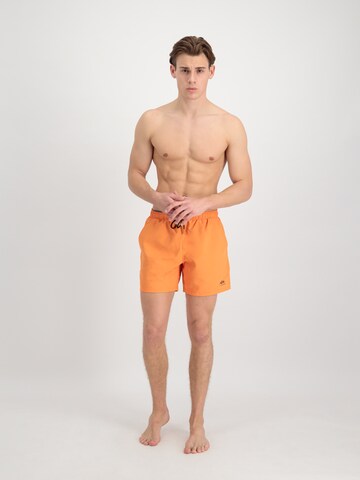 ALPHA INDUSTRIES Badeshorts i oransje