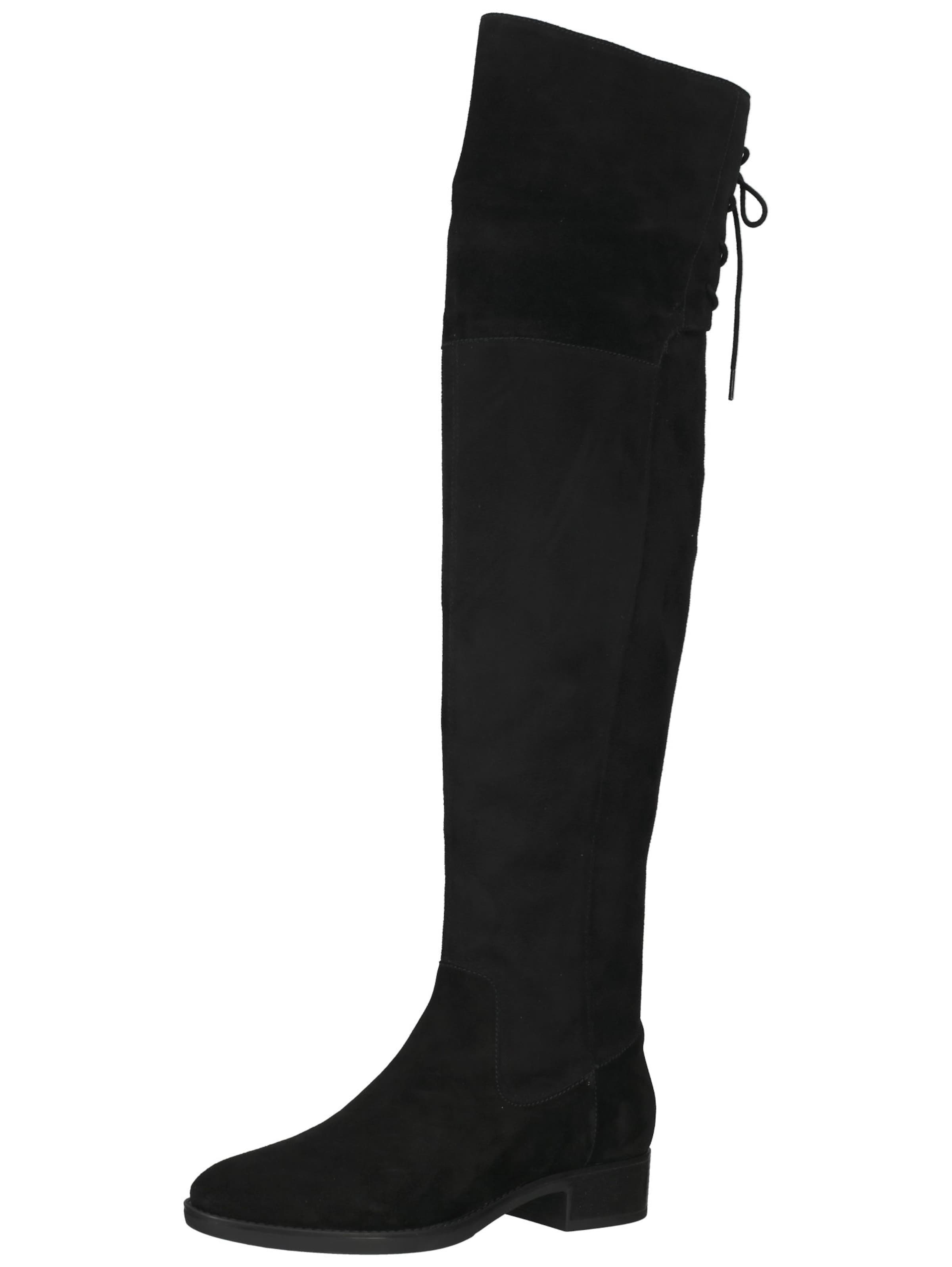 GEOX Overknees in Schwarz: Vorderseite