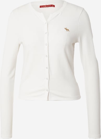 Abercrombie & Fitch Cardigan i brun / offwhite, Produktvisning