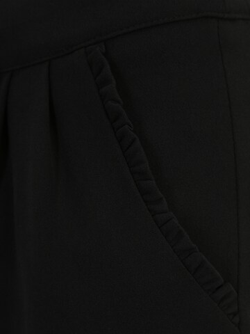 JDY Petite Regular Pleat-Front Pants 'CATIA' in Black