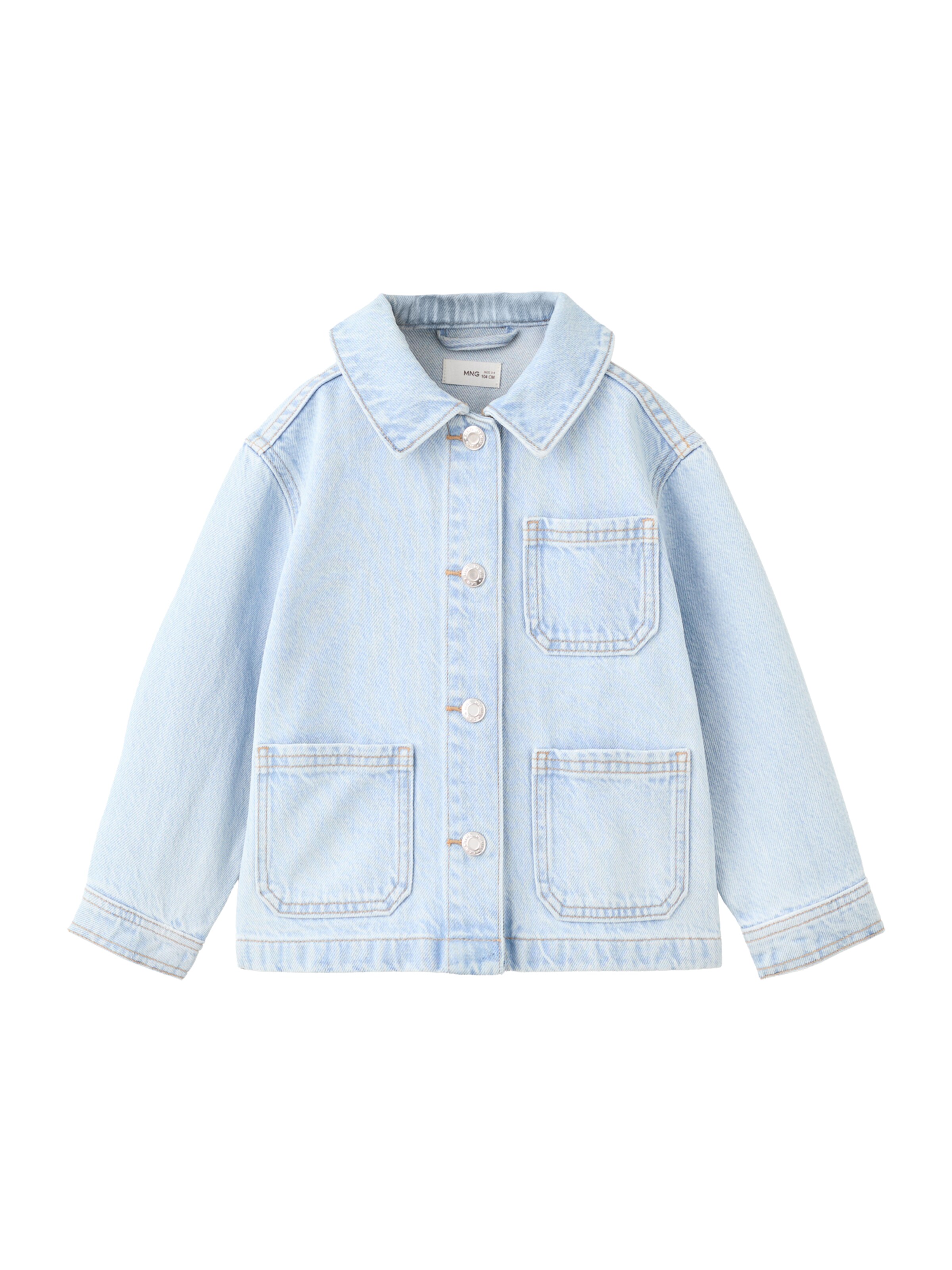 MANGO KIDS Between-season jacket 'ADAM' in Blue: front