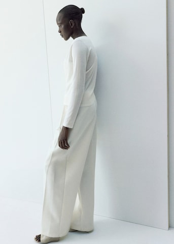 MANGO Knit Cardigan 'Gracie' in White