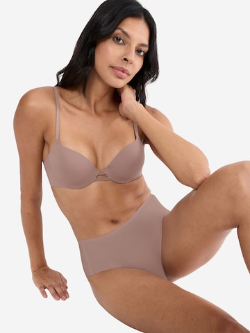 TRIUMPH T-Shirt Bügel-BH ' Red Label Body Make-Up Illusion ' in Beige