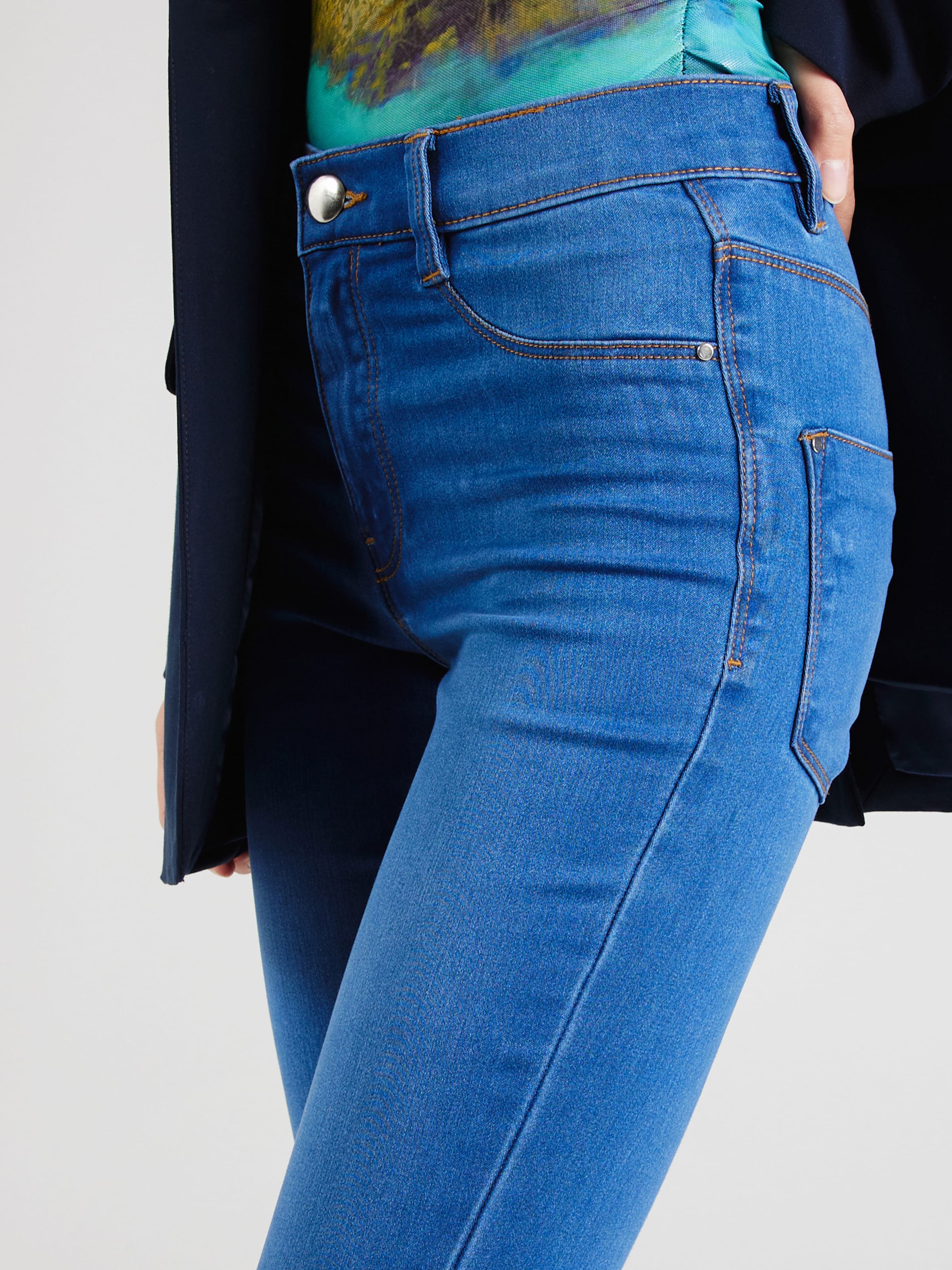 Dorothy Perkins Skinny Jeans Frankie in Blau ABOUT YOU