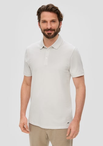 s.Oliver BLACK LABEL Poloshirt in Weiß: predná strana