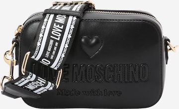 Sac à bandoulière Love Moschino en noir : devant