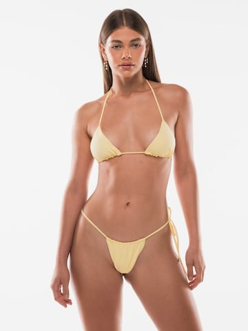 Acuarela Brand Kolmio Bikini 'Rio Triangle Bikini Set' värissä keltainen: etupuoli