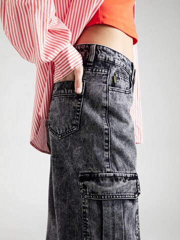 FRNCH PARIS Wide leg Cargojeans 'ANNIK' in Grijs