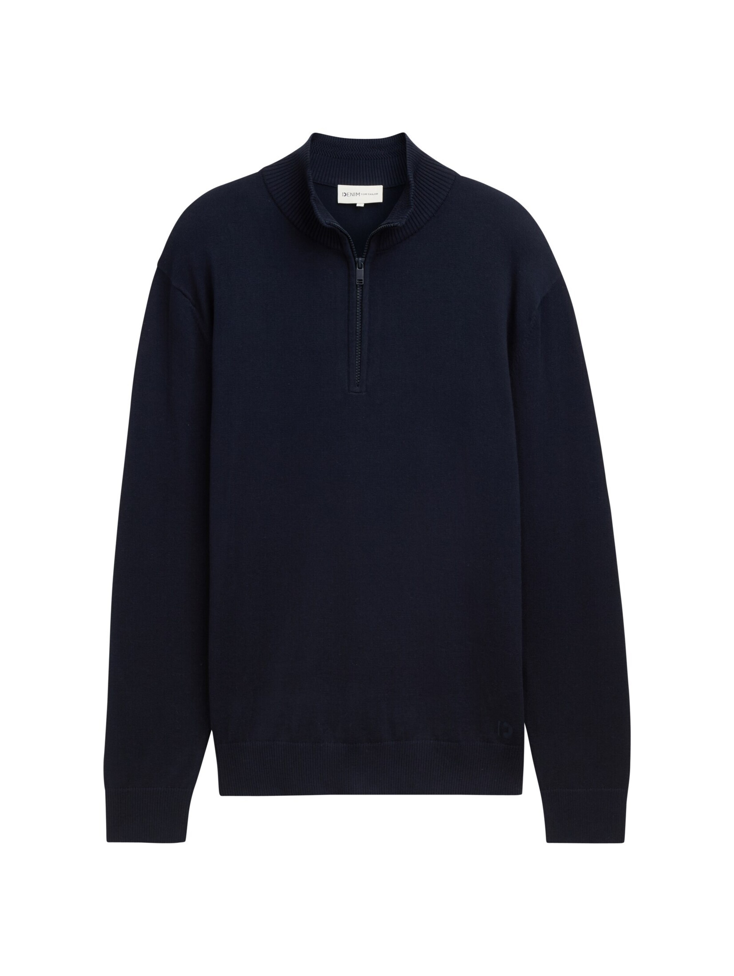 Pull-over TOM TAILOR DENIM en bleu : devant