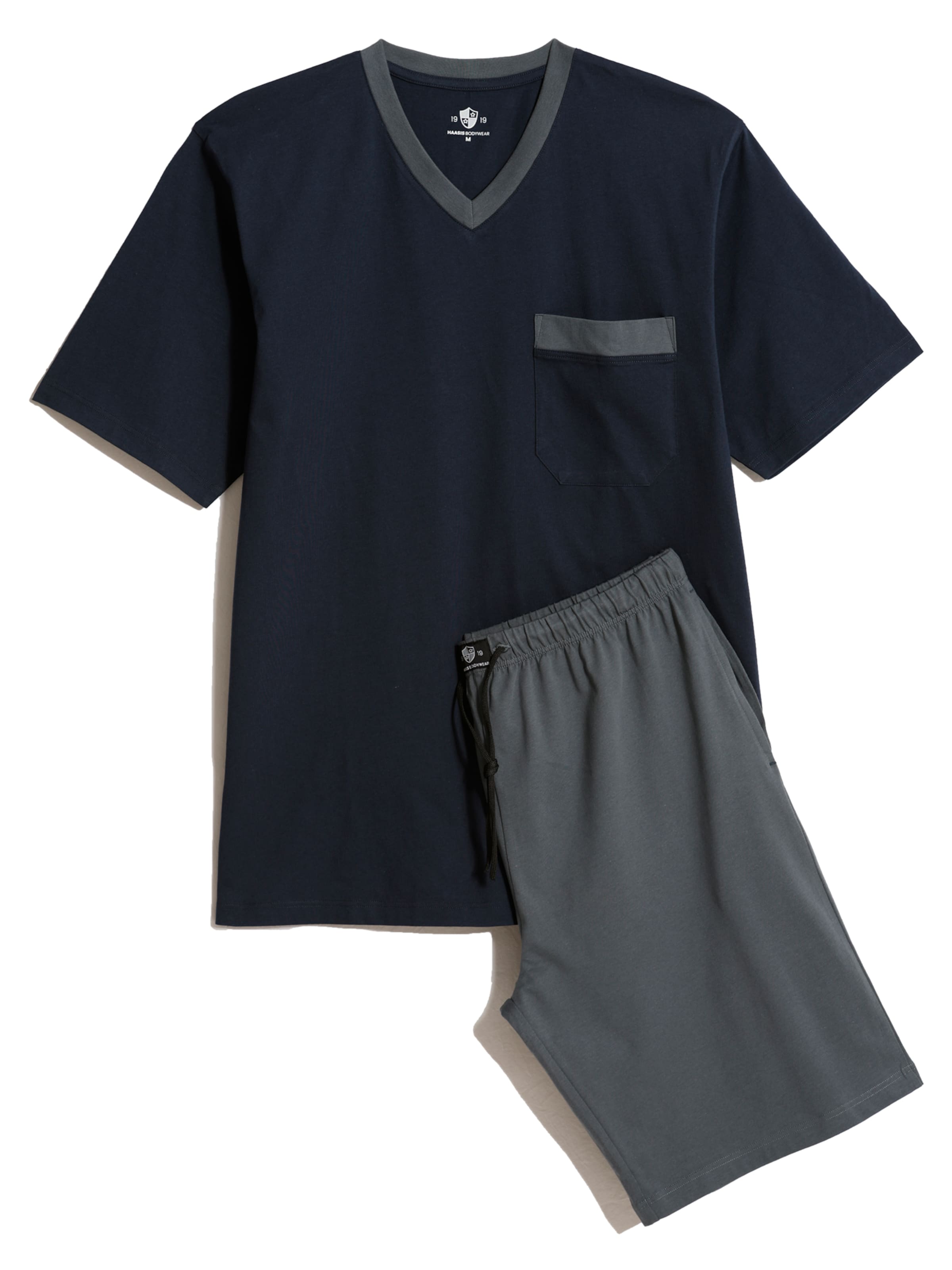 Haasis Bodywear Short Pajamas in Mixed colors: front