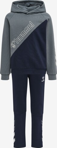 Hummel Joggingpak 'Axel' in Blauw: voorkant