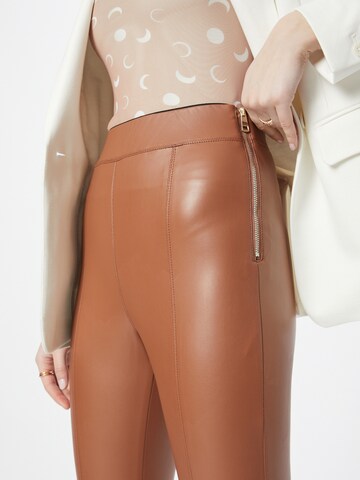 Skinny Pantalon River Island en marron