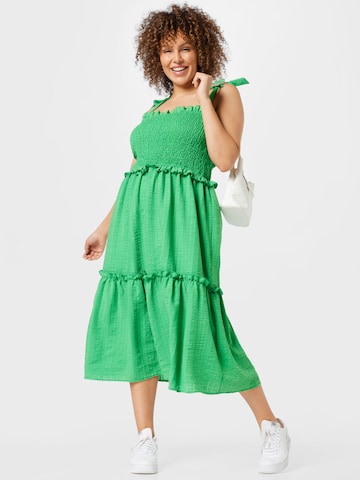 Nasty Gal Plus Letnia sukienka w kolorze zielony