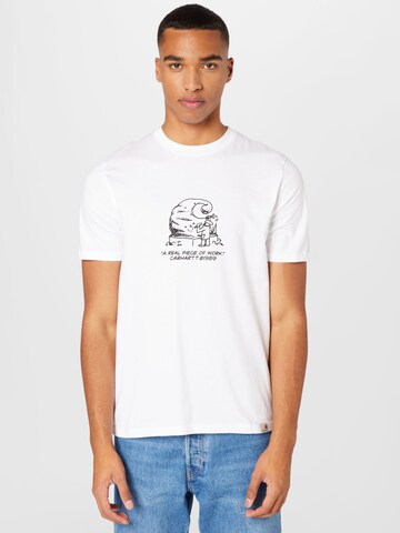 Carhartt WIP T-Shirt 'Piece Of Work' in Weiß: predná strana