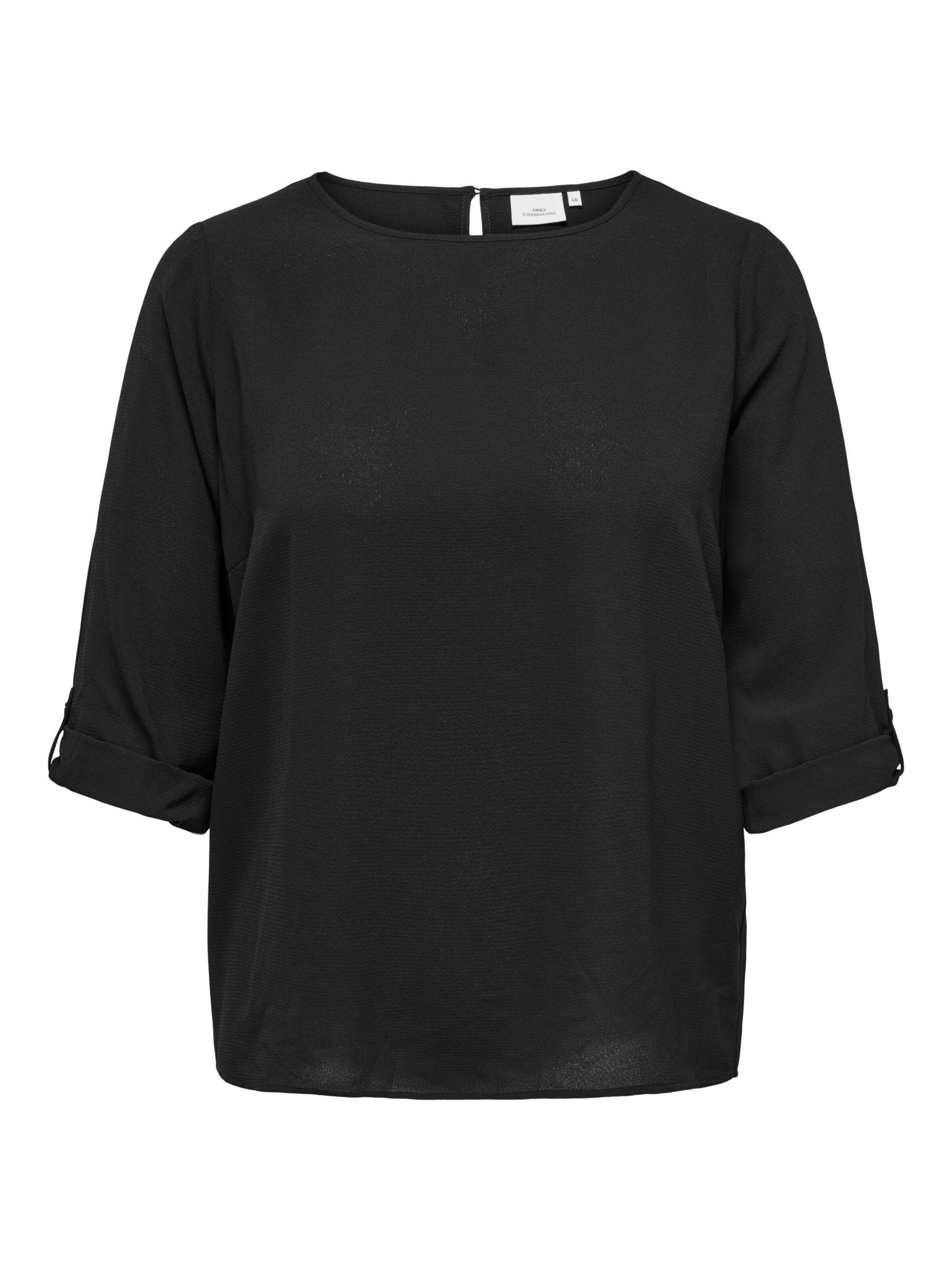 Maglietta di ONLY Carmakoma in nero: frontale