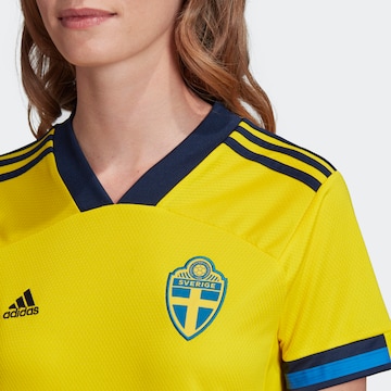 dzeltens ADIDAS SPORTSWEAR Sportiska stila krekls 'Schweden Home EM 2020'