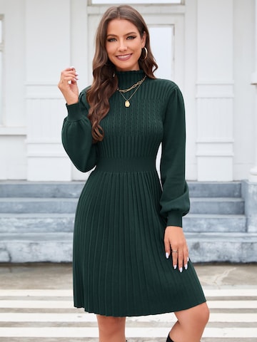 Yesfashion Gebreide jurk in Groen