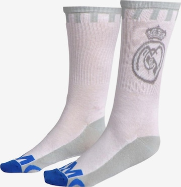 Chaussettes 'Socken - Real Madrid' Cerdá en blanc : devant