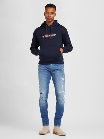 Sweat-shirt GUESS JEANS en bleu