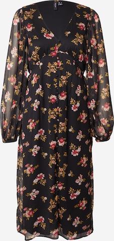 Abito camicia 'VMSmilla' di VERO MODA in nero: frontale
