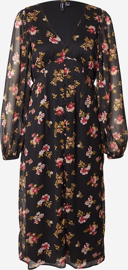 VERO MODA Košulja haljina 'VMSmilla' u maslinasta / prljavo roza / tamno crvena / crna, Pregled proizvoda