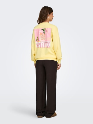 Only Maternity - Sudadera 'OLMKita' en amarillo: frente