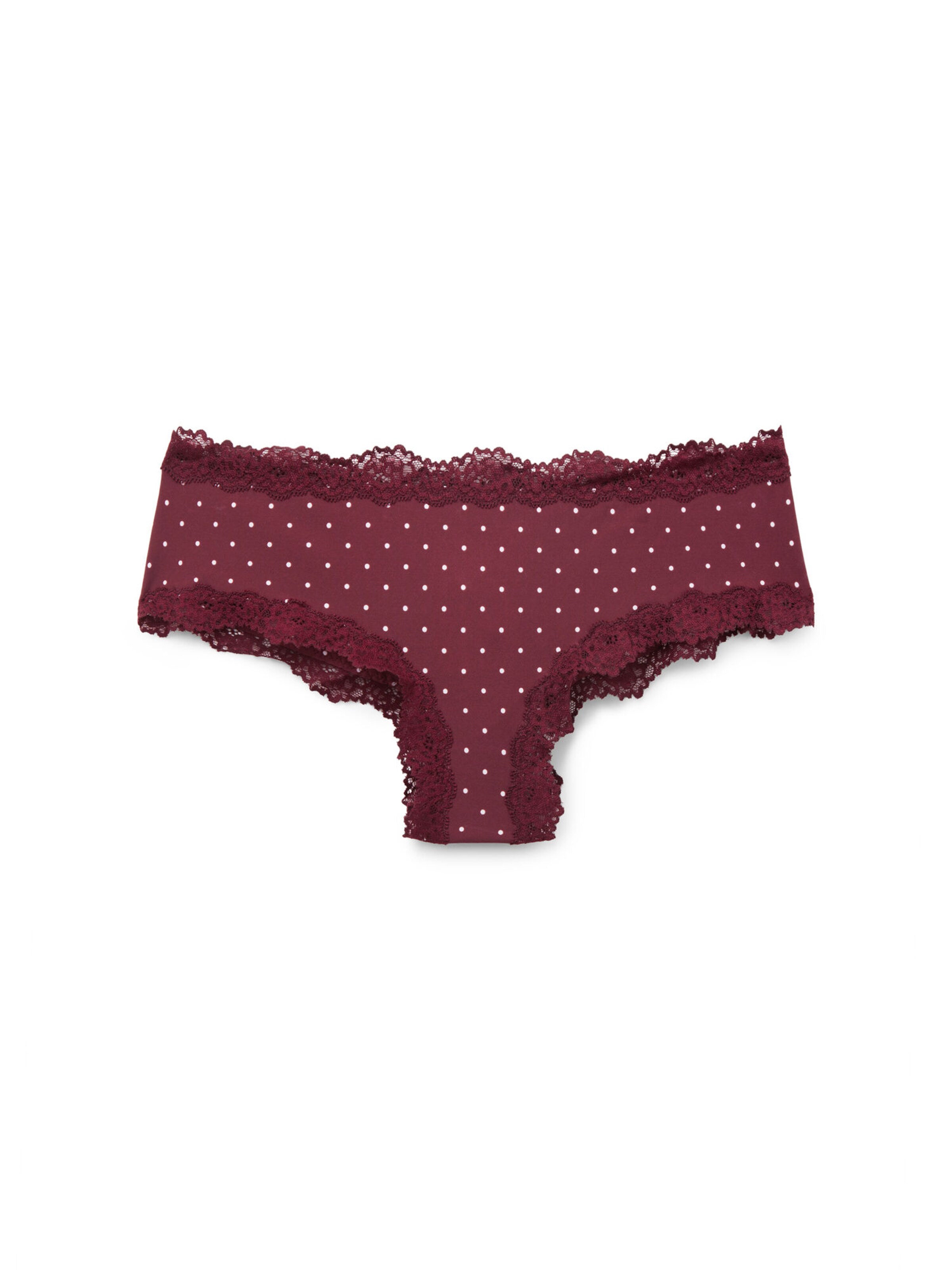 Tezenis Thong in L in Berry / White, Item view