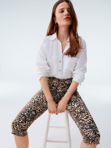 Next - regular Pantalón en marrón