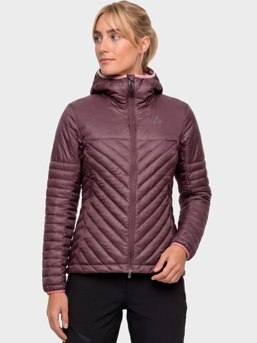 Schöffel Outdoorjas in Lila: voorkant