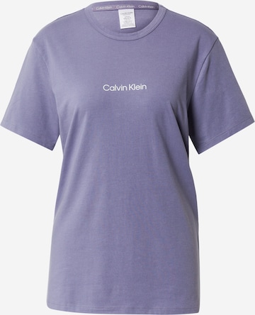 Calvin Klein Underwear Pajama Shirt in Purple: front