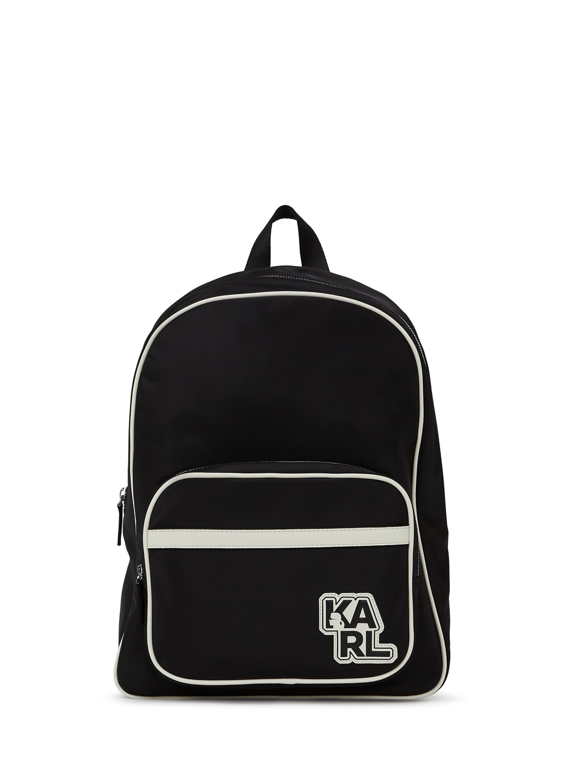 Karl Lagerfeld Backpack 'Athleisure' in Black: front